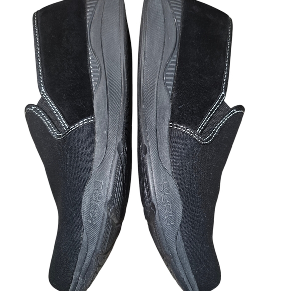 Kuru Cruise Slip On Sneakers Casual Walking Shoe Suede Leather Black 9 - Picture 6 of 9